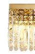 Zula Rectangular 2 Light Small Wall Lamp